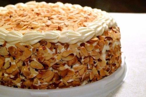 Морковный торт.  Для теста: