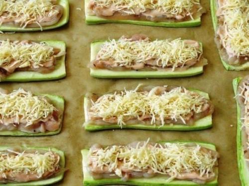 Кабачковые рулетики.  Ингредиенты: 07