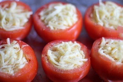 Помидоры, фаршированные куриным Филе и овощами. 07