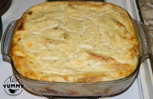 Запеканка с макарон с фаршем. 05