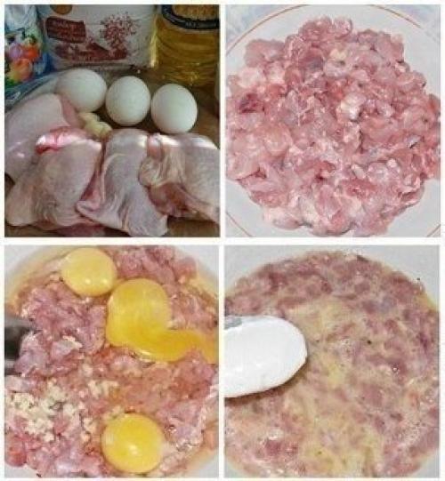 Куриные котлетки по-французски. 01