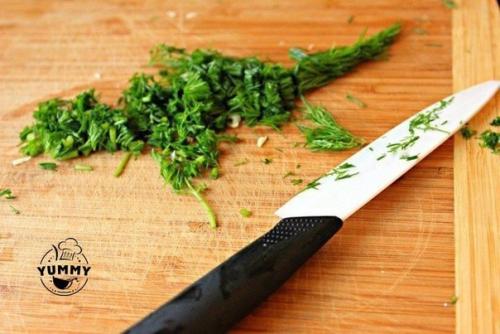 Яичница - болтунья в слоёном тесте. 04