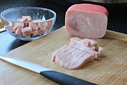 Яичница - болтунья в слоёном тесте. 02