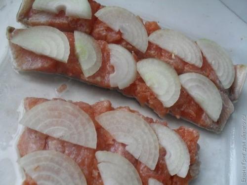 Горбуша, запеченная под Шубой. 04