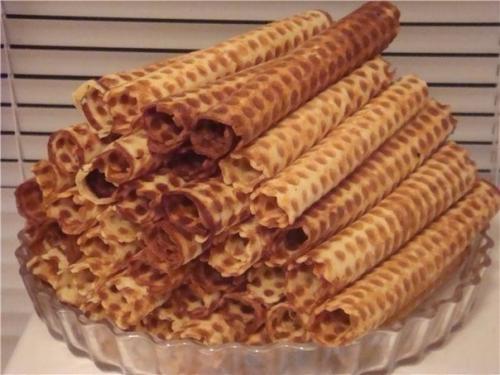 Вафельные трубочки. Ингредиенты: Вафельные трубочки. Ингредиенты: