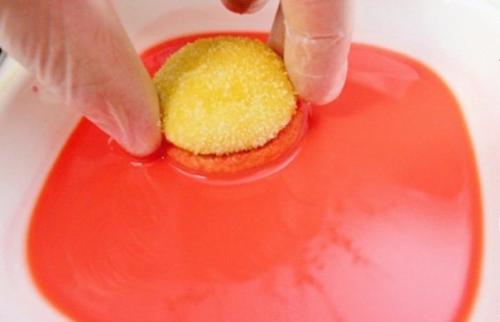 Пирожное Персики. Ингредиенты: 07 Пирожное Персики. Ингредиенты: 07