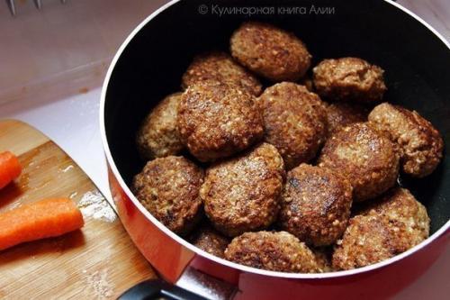 Тефтели с гречневой крупой. 04