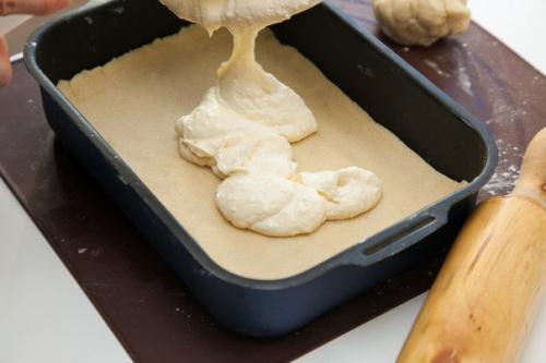 Мозаичный творожный пирог. 05