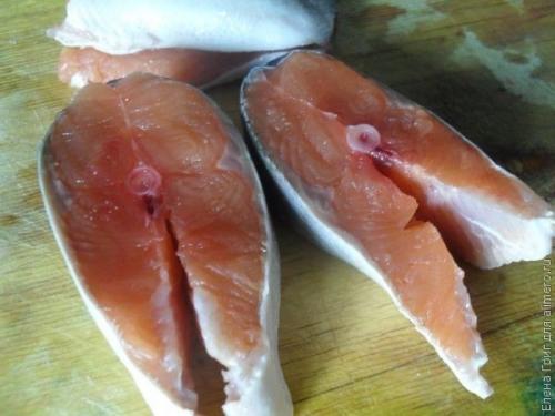 Горбуша, запеченная под Шубой. 02