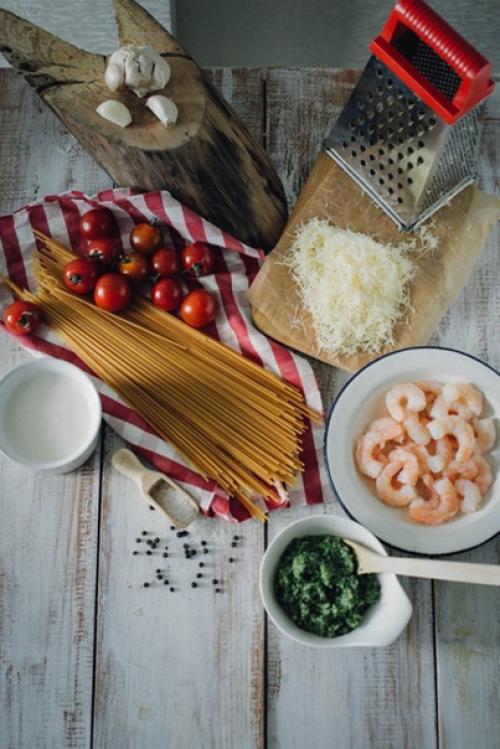 Паста с креветками за 30 минут. 01 Паста с креветками за 30 минут. 01