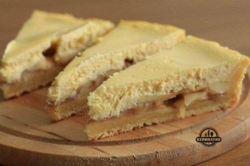 Творожно - яблочный пирог. 05