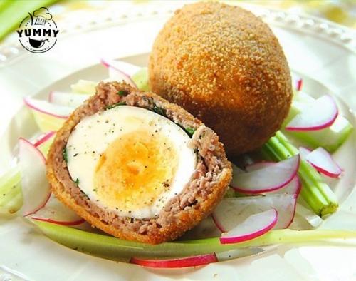 Куриные яйца в ПАНИРОВКЕ.