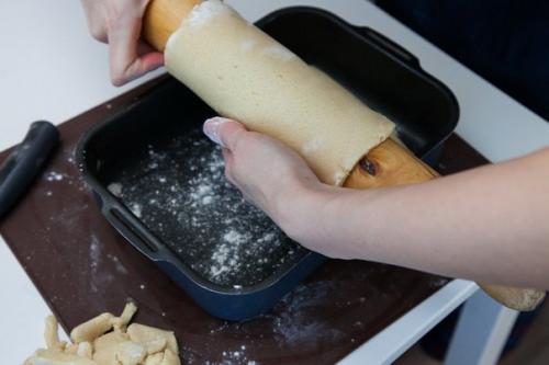 Мозаичный творожный пирог. 03