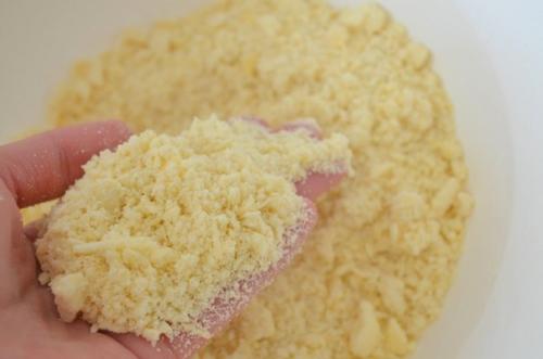 Яблочные пирожки из сырного теста. 02