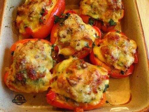 Фаршированный перец.  Ингредиенты:
