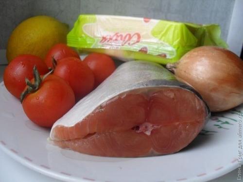 Горбуша, запеченная под Шубой. 01