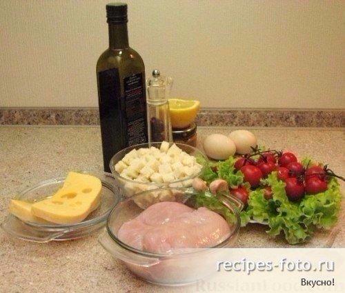 Салат Цезарь самый простой рецепт. 01