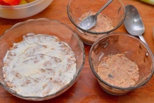 Салат мимоза.  Ингредиенты: 03