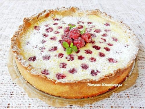 Песочный пирог с малиной. 07 Песочный пирог с малиной. 07