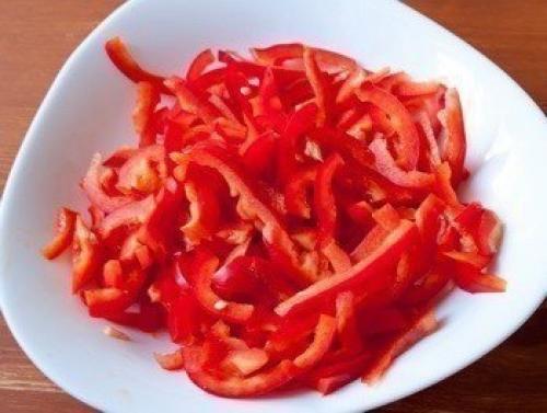 Курица стир - фрай в кисло-сладком соусе. 02