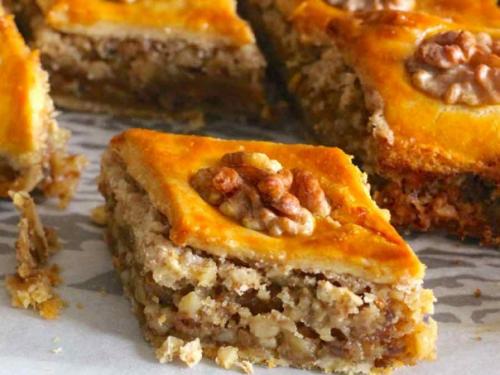 Пахлава слоеная. Ингредиенты: Пахлава слоеная. Ингредиенты: