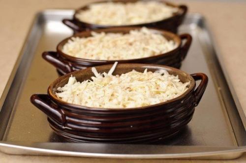 Жульен с курицей и грибами. 08