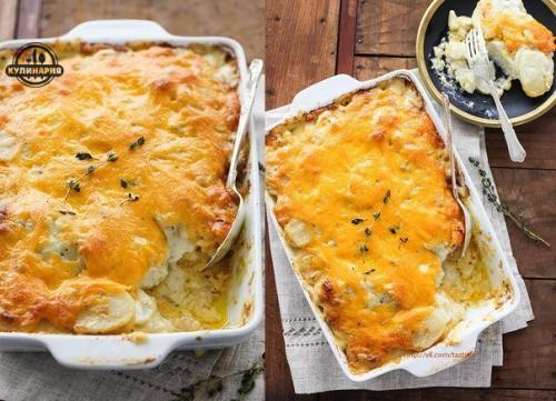 Картофельная запеканка.  Ингредиенты.