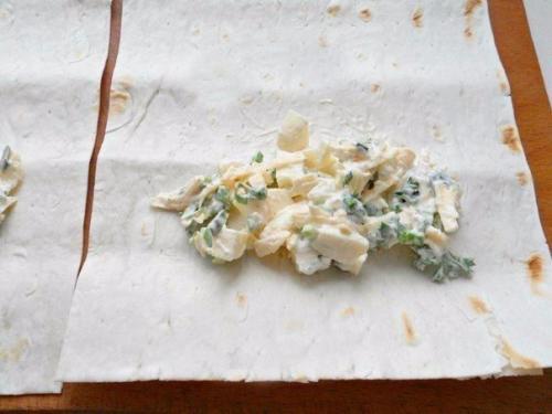 Лаваш, жареный с сыром. 03