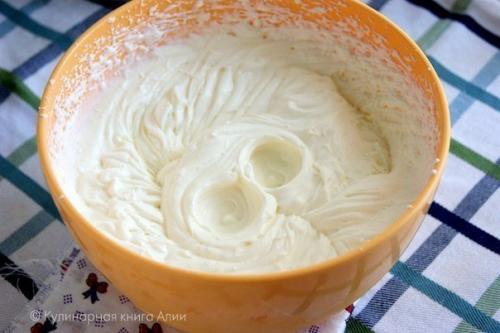 Медовик на кефире. 05