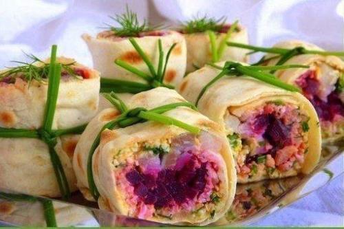 Закусочные роллы Альтернатива К Шубе.