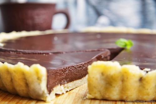 Шоколадный тарт.   Ингредиенты: