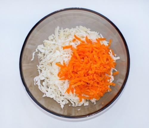 Салат Коулсло.   Ингредиенты. 02