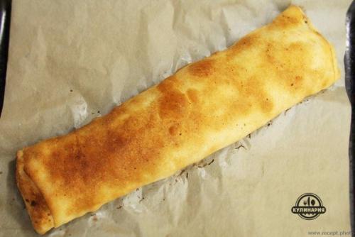 Яблочный штрудель.  Ингредиенты: 09