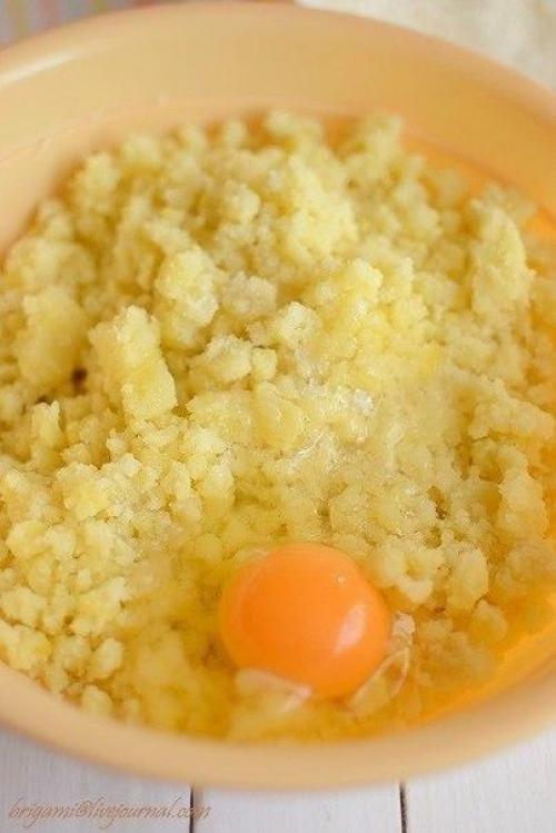 Картофельные зразы с грибами. 05