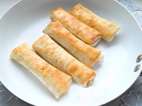 Лаваш, жареный с сыром. 04