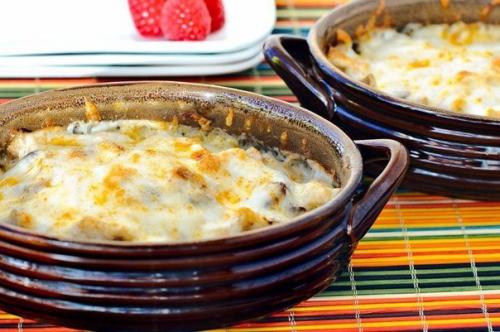 Жульен с курицей и грибами. 09