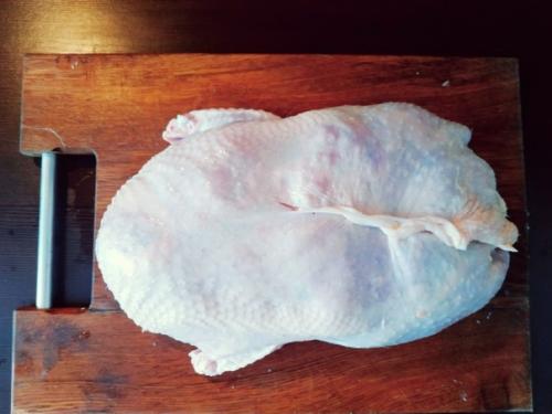 Галантин из курицы с грибами. 05