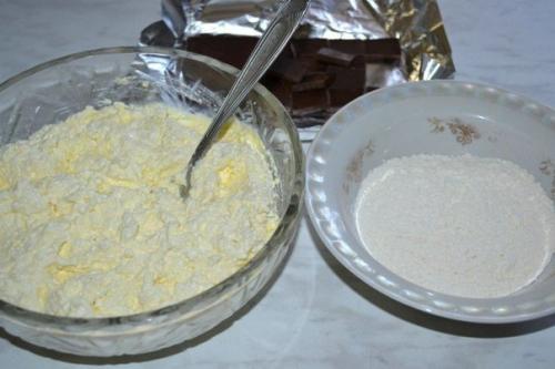 Сырники с шоколадом. 06