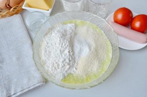 Пицца на кабачковой основе. 02