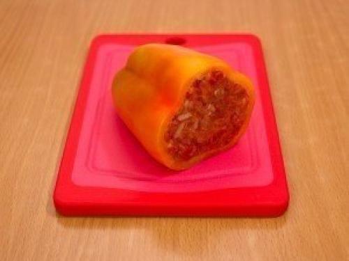 Фаршированный перец.  Ингредиенты: 02