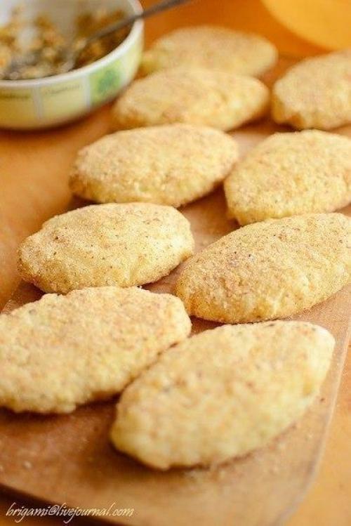 Картофельные зразы с грибами. 07