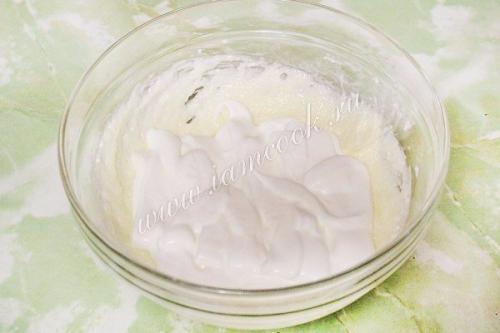 Сметанный торт с фруктами. 01