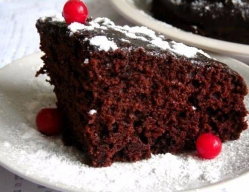 Влажный шоколадный торт - пирожное? 06