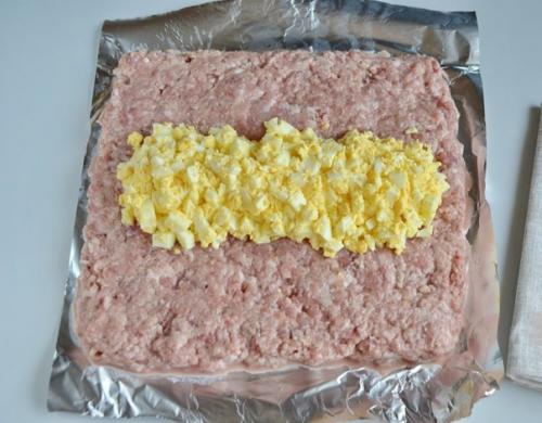 Мясной рулет с яйцом, как в садике. 05 Мясной рулет с яйцом, как в садике. 05