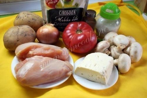 Куриная запеканка по-французски. 01