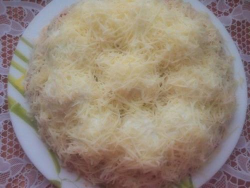 Салат Сугроб.  Ингредиенты. 05