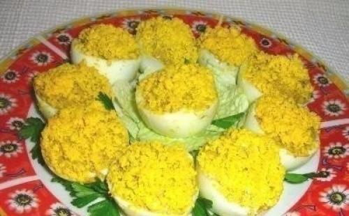 Фаршированные яйца.  25 вариантов начинки. 03