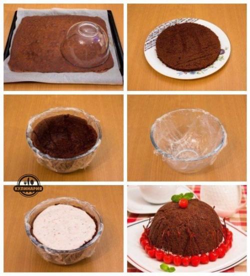 Торт Цукотто.  Ингредиенты: 01