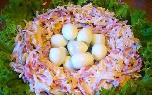 Топ - 5 вкусных салатов.