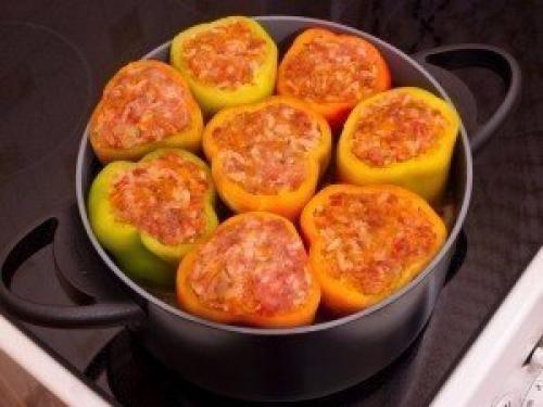 Фаршированный перец.  Ингредиенты: 04